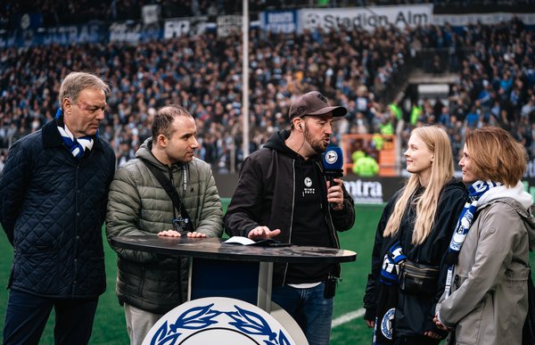 Bild zur Schlagzeile: „MatchMe“ zu Gast im Stadion
