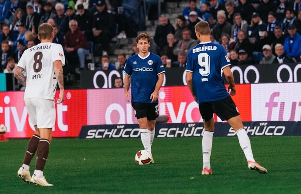 Bild zur Schlagzeile: Arminia-Debüt für David Min und Leon Jensen