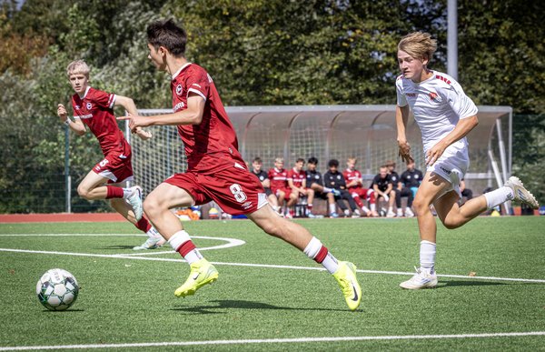 Bild zur Schlagzeile: U16 unterliegt in Leverkusen, U15 und U14 im Test erfolgreich